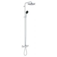 Grohe Vitalio Start System 26988001 zestaw wannowo-prysznicowy ścienny termostatyczny z deszczownicą chrom