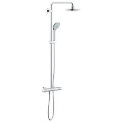 Grohe Euphoria 27296001 zestaw prysznicowy ścienny termostatyczny z deszczownicą starlight chrome