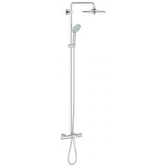 Grohe Euphoria 27475001 zestaw wannowo-prysznicowy ścienny termostatyczny z deszczownicą chrom