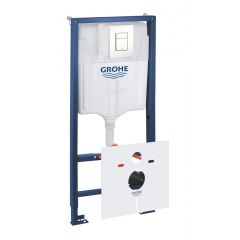 Grohe Rapid SL 39448000 stelaż podtynkowy z przyciskiem spłukującym do miski wiszącej