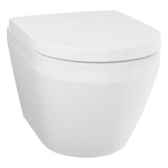 Grohe Euro Ceramic 102509SH00 miska wc z deską wolnoopadającą wisząca bez kołnierza ze spłukiwaniem wirowym biały połysk