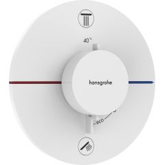 Hansgrohe ShowerSelect Comfort S 15554700 bateria wannowo-prysznicowa podtynkowa termostatyczna biała