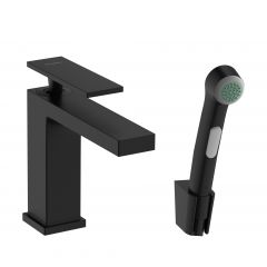 Hansgrohe Tecturis E 73210670 bateria umywalkowa ze słuchawką typu bidetta stojąca czarna