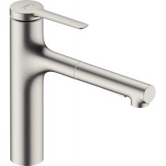 Hansgrohe Zesis M33 74822800 bateria kuchenna stojąca stal