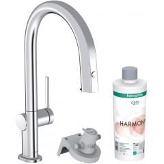 Hansgrohe Aqittura M91 76800000 bateria kuchenna z filtrem stojąca chrom