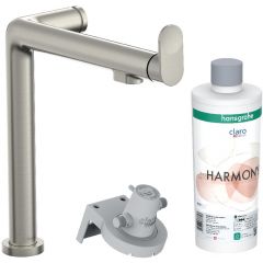 Hansgrohe Aqittura M91 76802800 bateria kuchenna z filtrem stojąca stal