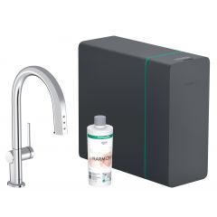 Hansgrohe Aqittura M91 76836000 bateria kuchenna z filtrem stojąca chrom