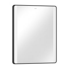 Hansgrohe Xarita Lite Q 54962670 lustro 60x70 cm prostokątne z oświetleniem czarny