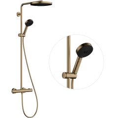 Hansgrohe 24237140 zestaw prysznicowy ścienny z deszczownicą