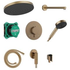 Hansgrohe Pulsify S 24624140 zestaw prysznicowy podtynkowy termostatyczny z deszczownicą