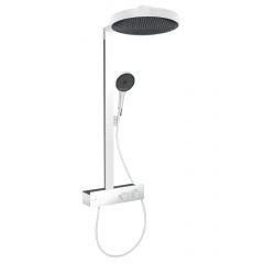 Hansgrohe Rainfinity ShowerTablet zestaw prysznicowy ścienny termostatyczny z deszczownicą biały mat 26853700