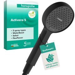 Hansgrohe Activera Select S 28036670 słuchawka prysznicowa czarna