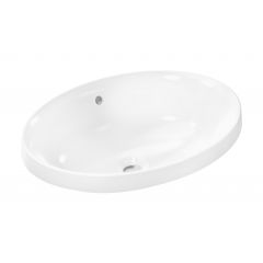 Hansgrohe Xuniva D 60156450 umywalka 55x40 cm owalna wpuszczana biała