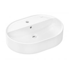 Hansgrohe Xuniva U 61080450 umywalka 60x45 cm owalna nablatowa biała