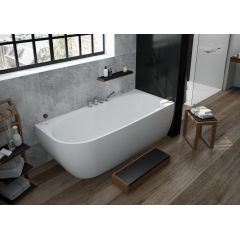 Hoesch iSensi 3868010 wanna narożna 170x75 cm prostokątna biała