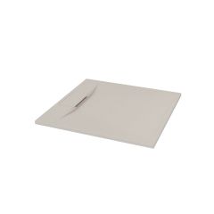 Invena Alvero AK7K808 brodzik kwadratowy 80x80 cm beżowy