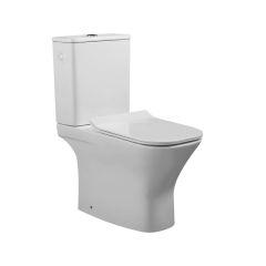Invena Nyks CEK1P31 kompakt wc z deską wolnoopadającą ze spłukiwaniem wirowym biały