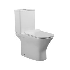 Invena Verso CEK1P51 kompakt wc z deską wolnoopadającą ze spłukiwaniem wirowym biały