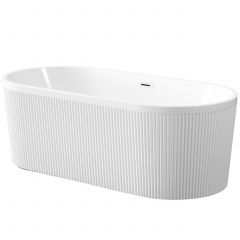 Invena Glamour AN01110 wanna wolnostojąca 170x80 cm owalna biała