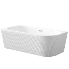Invena Glamour AN0211L wanna narożna 170x80 cm owalna biała