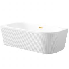 Invena Glamour AN0219L wanna narożna 170x80 cm owalna biała