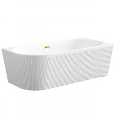 Invena Glamour AN0219P wanna narożna 170x80 cm owalna biała