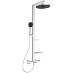 Ideal Standard Alu+ BD583SI zestaw prysznicowy ścienny termostatyczny z deszczownicą chrom