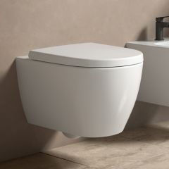 Ideal Standard i.Life O T572501 combi-pack zestaw z deską wisząca bez kołnierza ze spłukiwaniem wirowym biały