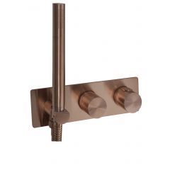 JTP Evo 61868BRZ bateria wannowo-prysznicowa podtynkowa z termostatem