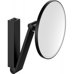 Keuco Cosmetic mirrors 17612379004 lusterko kosmetyczne 21.2x31.8 cm okrągłe z oświetleniem czarny