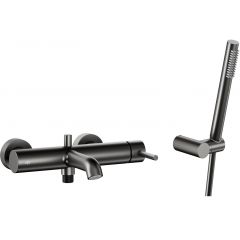 KFA Armatura Moza Gun Metal Grey 503452061 bateria wannowo-prysznicowa ścienna grafitowa