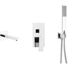 KFA Armatura Logon 513940100 zestaw wannowo-prysznicowy podtynkowy chrom