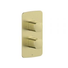 KFA Armatura Malaga 575900131 bateria prysznicowa podtynkowa z termostatem złota