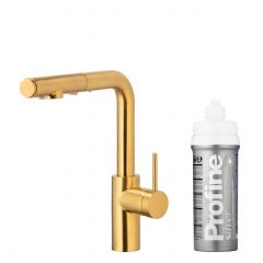 KFA Armatura Duero 662311431 bateria kuchenna z filtrem stojąca złoto/stare złoto