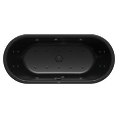 Kaldewei Centro Duo Oval 282893880676 wanna z hydromasażem 180x80 cm owalna czarna