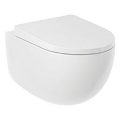 Kludi Resa D 24WCW0243 miska wc wisząca bez kołnierza ze spłukiwaniem wirowym biały połysk