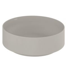 Kludi Resa R 58CW10O2 umywalka z korkiem 40x40 cm okrągła nablatowa brąz/beż
