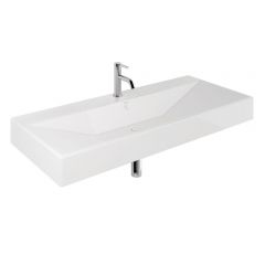 Kludi Resa 59WW12143 umywalka z korkiem 121x50 cm prostokątna meblowa-nablatowa biała