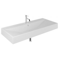 Kludi Resa 59WW12153 umywalka z korkiem 121x50 cm prostokątna meblowa-nablatowa biała
