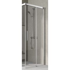 Kermi Nica NI C2 NIC2R10020VPK kabina prysznicowa prostokątna 100x100 cm srebrny