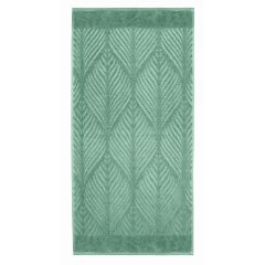Kleine Wolke Leaf 3027685226 ręcznik 140x70 cm bawełniany zielony