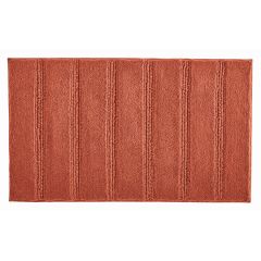 Kleine Wolke Monrovia 4094304135 dywanik łazienkowy 60x60 cm kwadratowy czerwony