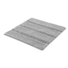 Kleine Wolke Monrovia 4094977135 dywanik łazienkowy 60x60 cm kwadratowy szary