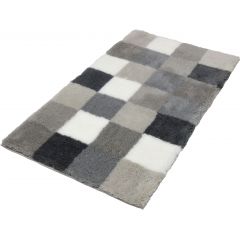 Kleine Wolke Caro 5426179382 dywanik łazienkowy 105x60 cm prostokątny szary