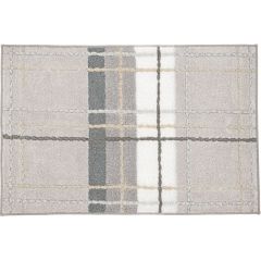 Kleine Wolke Kara 5543158519 dywanik łazienkowy 90x60 cm prostokątny szary