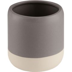 Kleine Wolke Lunella 8693146852 kubek na szczoteczki biały-szary