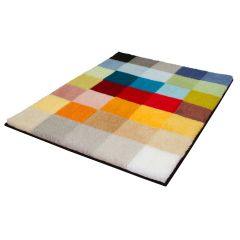 Kleine Wolke Cubetto 8821148213 dywanik łazienkowy 90x65 cm prostokątny mix kolorów