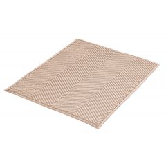 Kleine Wolke ZigZag 9178226433 dywanik łazienkowy 60x50 cm prostokątny beżowy