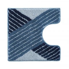 Kleine Wolke Cross 9181783129 dywanik łazienkowy 55x55 cm pod wc niebieski