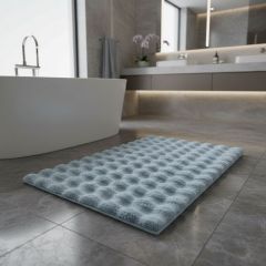 Kleine Wolke Cloud 9198649225 dywanik łazienkowy 120x70 cm prostokątny niebieski